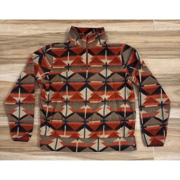 Billabong Other - Billabong A/DIV Fleece Pullover Mens Medium Southwestern Geometric Quarter Zip